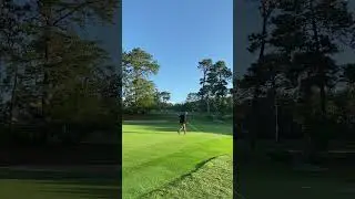 Whipping the dew and grass clumps ⛳️🌱