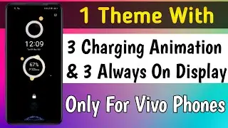 vivo new theme (2021 )|| vivo always on display theme | vivo origin os live charging animation theme