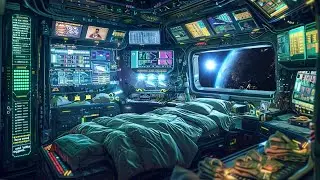 Living in Calm Space | Escaping the Galaxy | Balanced Soothing Space Sounds for Sleep