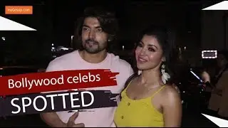 GURMEET CHOUDHARI WITH WIFE SPOTTED AT YAUATCHA BKC