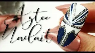💅Aztec Nails💅 Winter Aztec Nailart |  Odette Swan