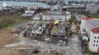 Stadiul lucrărilor la campusul dual de la Constanța