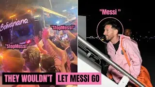 Fans Chased Messi From Stadium to Airport in Colombia 😱✈️