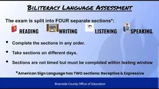 California state seal of Biliteracy testing info VVUSD through RCOE