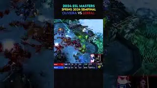 Oliveira vs Serral - Semifinal ESL SC2 Masters Spring 2024 #Shorts #Starcraft Highlight 6