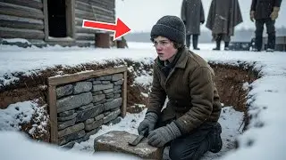 Neighbors Laughed When He Built a Buried Stone Wall — Until His Cabin Stayed 35° Warmer All Winter