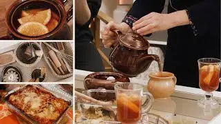 ВЛОГ | медленная жизнь | корзина своими руками | запеканка с картофелем и чечевицей | глинтвейн