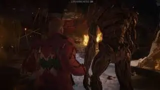 Marvel's Guardians of the Galaxy - Chapter 13 Explore the Village: Talk To Ruby Thursday Gameplay