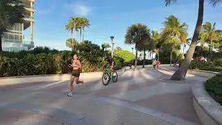 Bike ride around the South Beach 