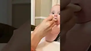 Hungry baby eating food #baby #short