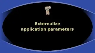 Externalize application parameters