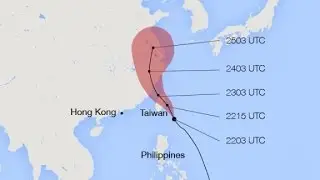 Typhoon Matmo projected to hit Taiwan