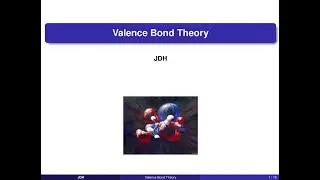 Introduction to Valence bond theory