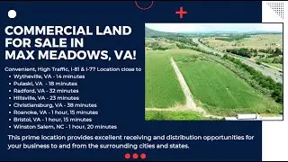 Commercial Land   4 6 Acres   Max Meadows, VA