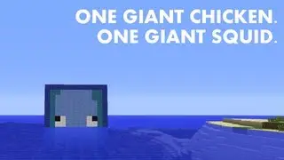 One Giant Chicken. One Giant Squid. (A Stop-Motion Minecraft Machinima)