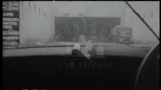 Driving Through The Mersey Tunnel, 1950s - Film  98084