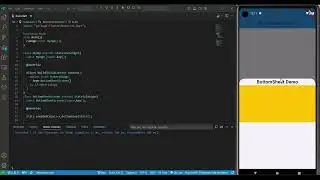 Bottomsheet Widget in Flutter