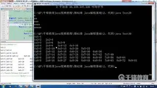 千锋Java教程：22 多重循环示例与小结