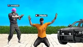 Polițist Vs Hoț În GTA 5 cu  @amasicoplayz