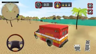 Beach Lifeguard Rescue Squad: Motor Boat Driving Android Gameplay