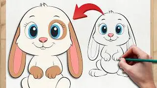 COME DISEGNARE UNA CONIGLIETTA 💗🐰 | Disegno kawaii facile | Primo Disegni