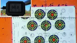 Skout EVO, testing Sub-MOA .25cal barrel, with NSA 33.5 grs slugs.