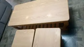 OLD TABLE INTO A BRAND NEW LOOK USING CONTACT PAPER/ HOW TO INSTALL CONTACT PAPER/ FRIDAH NGUKU