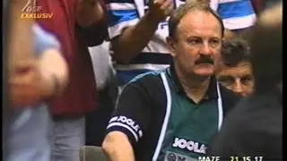 Tischtennis Bundesliga: Qiu Jianxin vs Michael Maze 1999