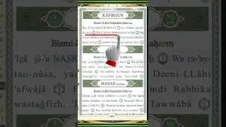 Surah Kafiroon in Roman English Text 4K | Learn Quran Easily | Harf e Quran