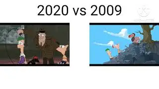 phineas and ferb 2020 vs 2009