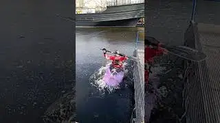 Flat Water Rodeo Kayaking. Start in ice!#dnipro #kayaking #jacksonkayaks #wernerpaddles #travelkayak