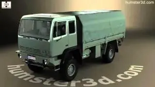 Steyr 12M18 General Utility Truck 1996 3D model by 3DModels.org