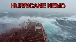 Oil Tanker Caught In Hurricane 'Nemo' | North Atlantic Ocean