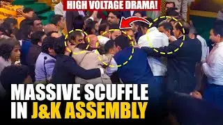 Dramatic Visuals: High voltage drama! Massive scuffle breaks out in J&K Assembly over Article 370