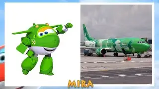 Super Wings Characters in Real Life