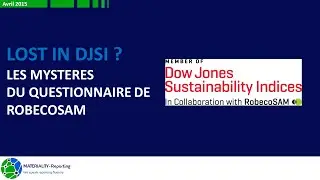 Lost in DJSI ? D&eacute;voilons les myst&egrave;res du questionnaire de RobecoSAM