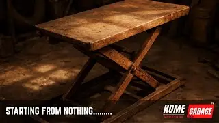 Restoring an Old Rusty Hydraulic Motorcycle Lift by Hand | Starting From Nothing