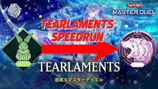 I did a Tearlaments SPEEDRUN in Master Duel (F2P) Any% Glitchless