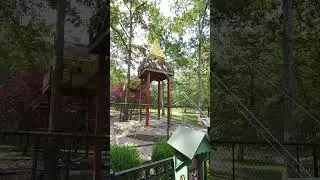 One of Our Favorite Animal Displays at an Amusement Park:  Billy Goats Gruff at Storybook Land.