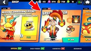 FINALLY!🔥 MOON GUARDIAN CROW !! LEGENDARY SKINS!! 14 NEW BRAWLERS!! BRAWL STARS UPDATE GIFTS!