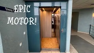 1990 OTIS Europa 2000 Traction elevator with Epic Motor at Trädgårdsgatan 7 Sundsvall Sweden