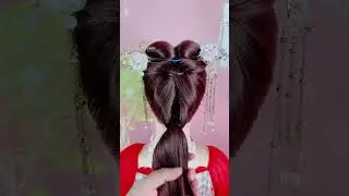 Ancient-style Hanfu hairstyles, hairstyles that even disabled people can learn. Sister Yan&rsquo;s braide