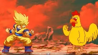 SSJ Goku vs Giant Chicken HD