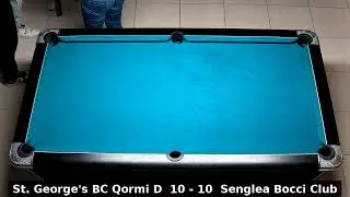 St. George's BC Qormi D vs Senglea Bocci Club | KO2025ST | Semi final