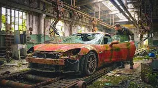 A Forgotten 2010 Corvette Grand Sport Rebuilt Bolt-By-Bolt /ASMR Restoration