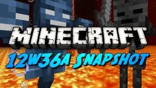 Minecraft Snapshots - 12w36a - Mob Heads, Wither Skeletons, Control Pigs & More!