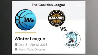 U13 - BALL 905 VS. BRAMPTON WARRIORS - SKILLZ LAB, VAUGHAN - 10/25/25