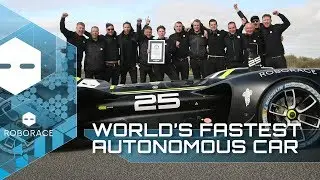 The World's FASTEST Autonomous Car | Robocar Guinness World Records | Roborace