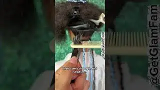 How I prep hair for Boho Braids 👀