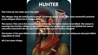 How to play one night werewolf | different roles explanation | #1